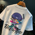 Premium Men's Short Sleeve T-Shirt – 2025 Trendy Embroidered & Printed Casual Top, Breathable & Elastic